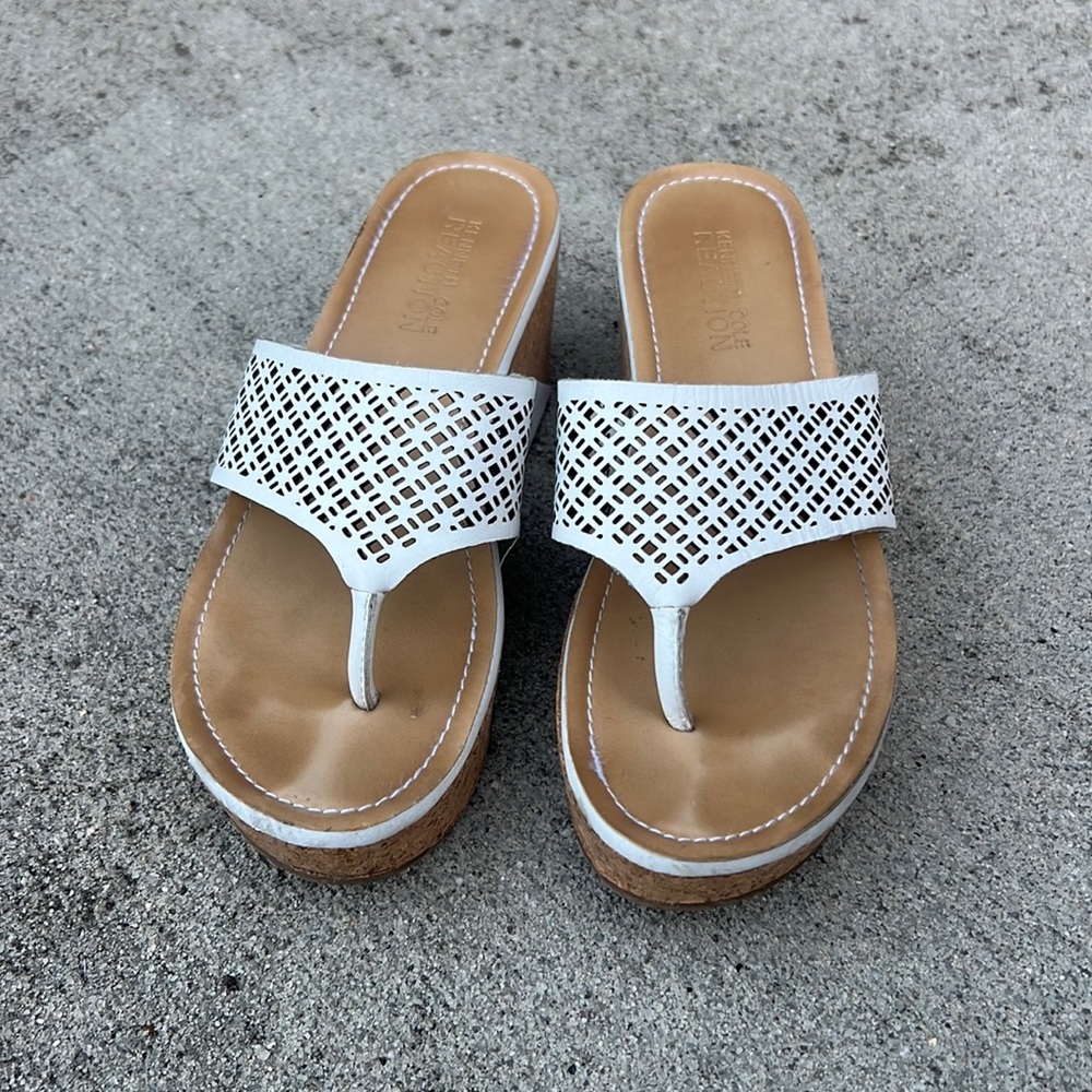 EUC Kenneth Cole wedge sandals